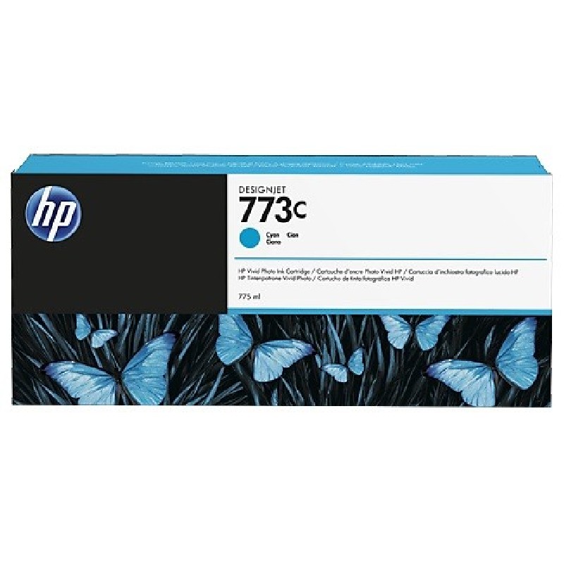 HP Ink Cartridge 773C/Cyan Ink 775ML