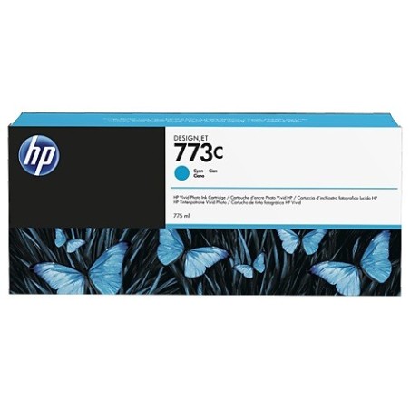 HP Ink Cartridge 773C/Cyan Ink 775ML