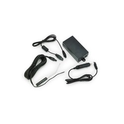 Vehicle adapter for ZQ500/ZQ600/QLn printers and TC7X mobile computer includes open ended and cigarette lighter adapter cables