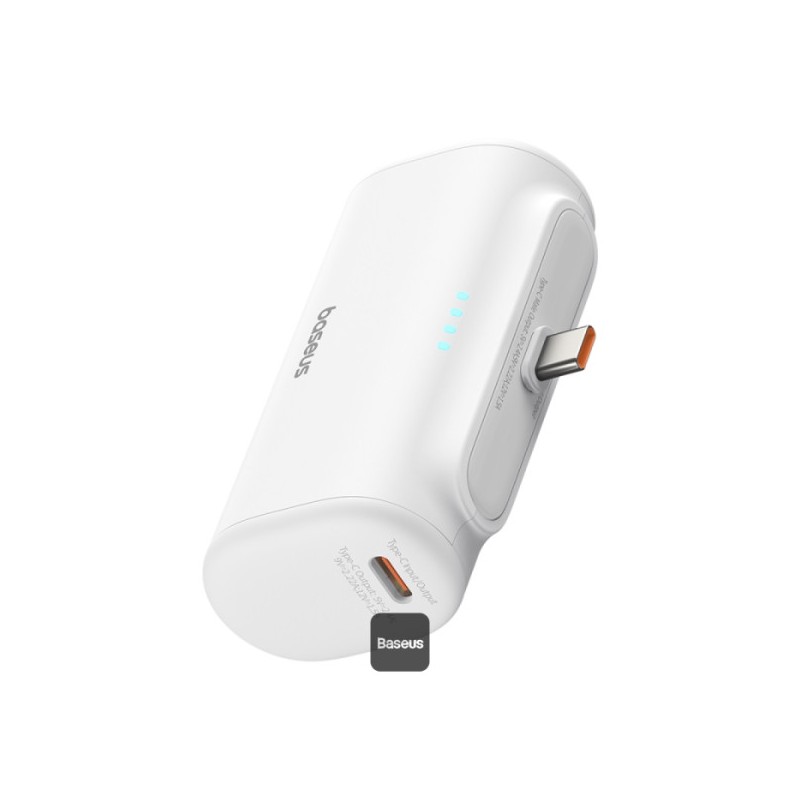 Baseus power banka 5000mAh 20W USB-C bílá