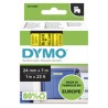 Dymo D1-Tape 24MM X 7M/Black ON Yellow
