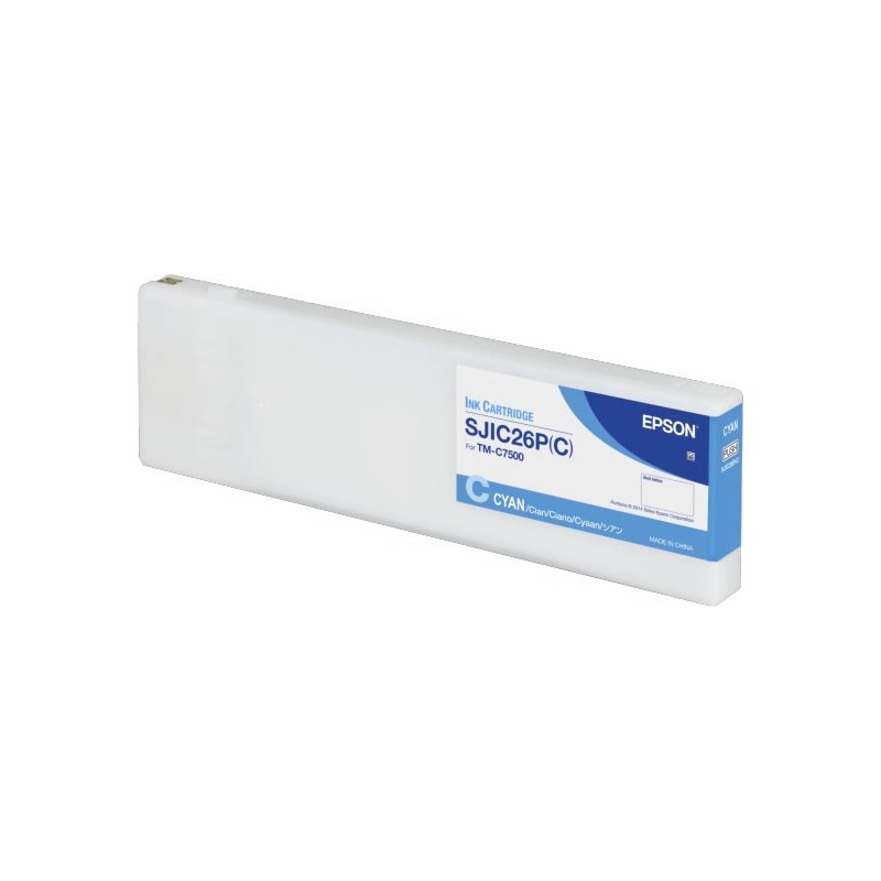 SJIC26P(C): Ink cartridge for ColorWorks C7500 (Cyan)