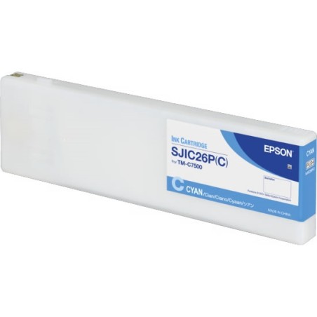 SJIC26P(C): Ink cartridge for ColorWorks C7500 (Cyan)