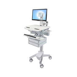 Ergotron StyleView Cart With LCD Pivot/2 Drawers