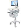 Ergotron StyleView Cart With LCD Pivot/2 Drawers