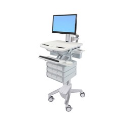 Ergotron StyleView Cart With LCD Pivot/9 Drawers
