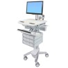 Ergotron StyleView Cart With LCD Pivot/9 Drawers