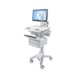 Ergotron StyleView Cart With LCD Pivot/4 Drawers