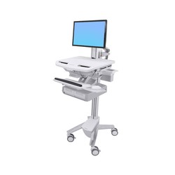 Ergotron StyleView Cart With LCD Pivot/Double Drawer