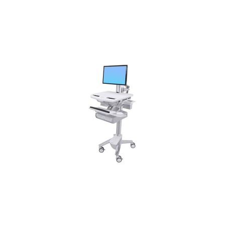 Ergotron StyleView Cart With LCD Pivot/Double Drawer