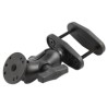 RAM® 2.5" Square Post Clamp Mount with Round AMPS Plate RAM101UB24725
