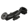RAM® Round Post Clamp Mount with Round Plate