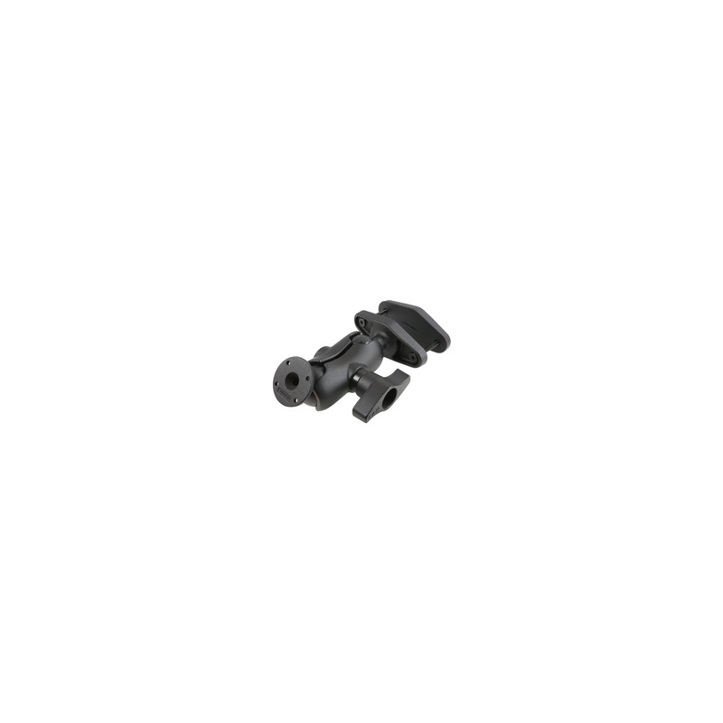 RAM® 4" Square Post Clamp Mount with Round AMPS Plate RAMD101UC2474