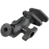 RAM® 4" Square Post Clamp Mount with Round AMPS Plate RAMD101UC2474