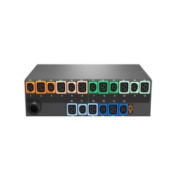 Vertiv Geist Rack PDU, Monitored (Outlet Level), EC, 1U, input IEC 60309 230/400V 3x32A, locking outputs (9)C13 (9)C19