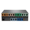 Vertiv Geist Rack PDU, Monitored (Outlet Level), EC, 1U, input IEC 60309 230/400V 3x32A, locking outputs (9)C13 (9)C19