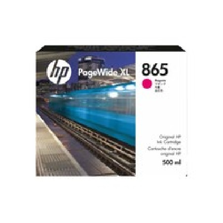 HP 865 500ML Magenta PageWide/XL Ink Crtg