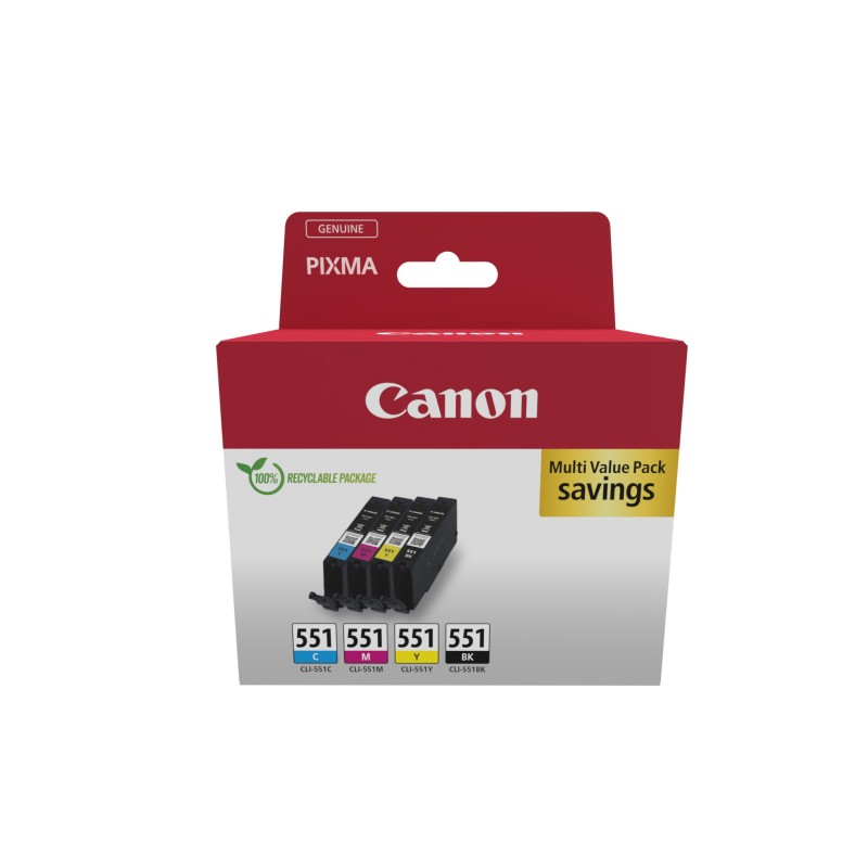 Canon CLI-551 C/M/Y/BK Multi Sec/