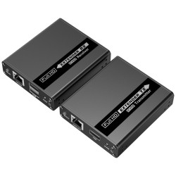 PremiumCord HDMI KVM extender FULL HD 1080p na 70m s přenosem USB