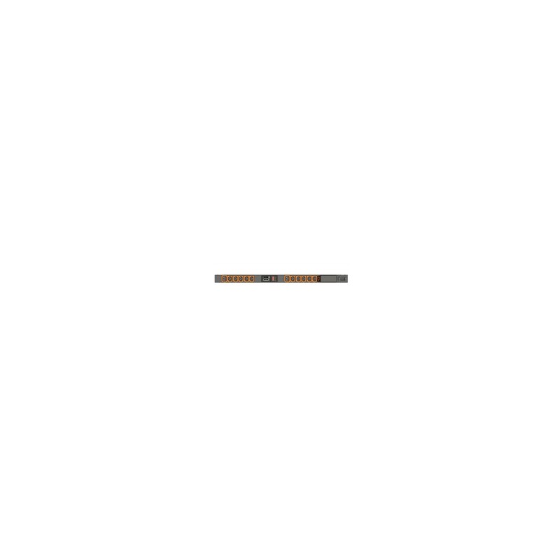 Vertiv Geist Rack PDU, Switched (Unit Level), EC, 0U, input IEC 60320 C20 power inlet 230V 16A, locking outputs (10)C13 (2)C19