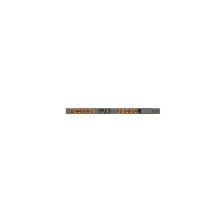 Vertiv Geist Rack PDU, Switched (Unit Level), EC, 0U, input IEC 60320 C20 power inlet 230V 16A, locking outputs (10)C13 (2)C19
