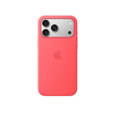 iPhone 17 Pro Max Silicone Case with MS – Br.Guava