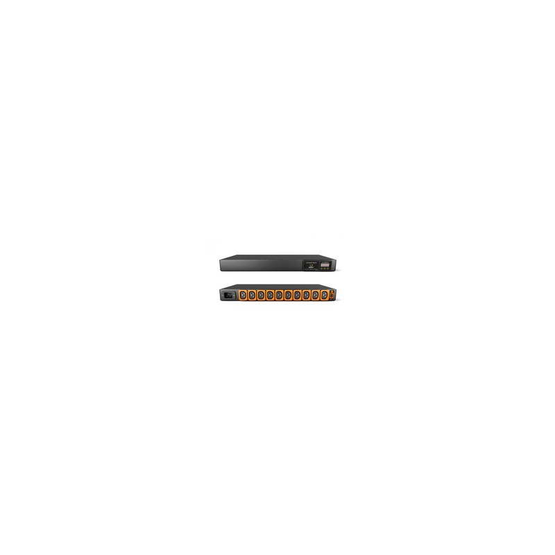 Vertiv Geist Rack PDU, Basic (upgradeable), 1U, input IEC 60320 C20 power inlet 230V 16A, locking outputs (10)C13