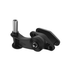 RAM® 4" Square Post Clamp Ratchet Base with 1/2" NPT Post