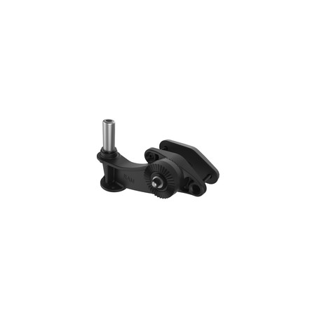 RAM® 4" Square Post Clamp Ratchet Base with 1/2" NPT Post