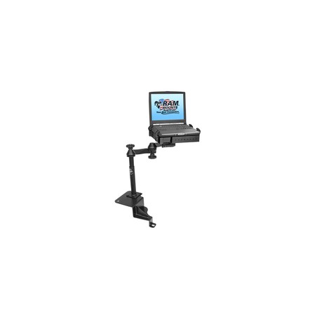 RAM® No-Drill™ Laptop Mount for '02-12 Jeep Liberty + More