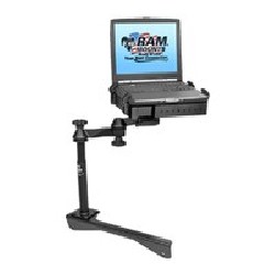 RAM® No-Drill™ Laptop Mount for '06-10 Dodge Charger (Police) + More