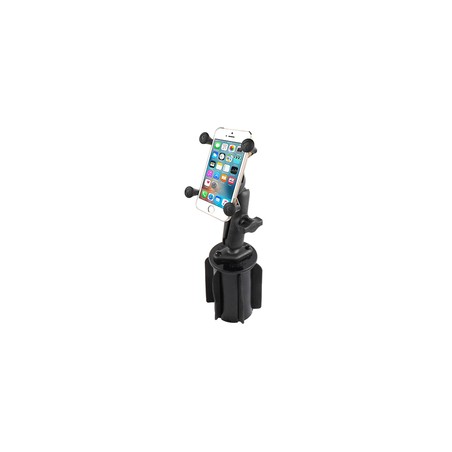 RAM® X-Grip® Phone Mount with RAM-A-CAN™ II Cup Holder Base