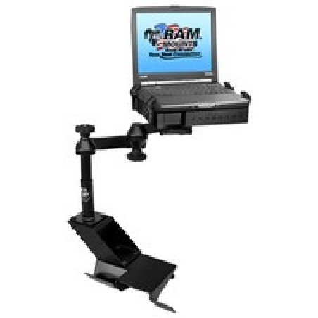 RAM® No-Drill™ Laptop Mount for '94-12 Ford Ranger + More