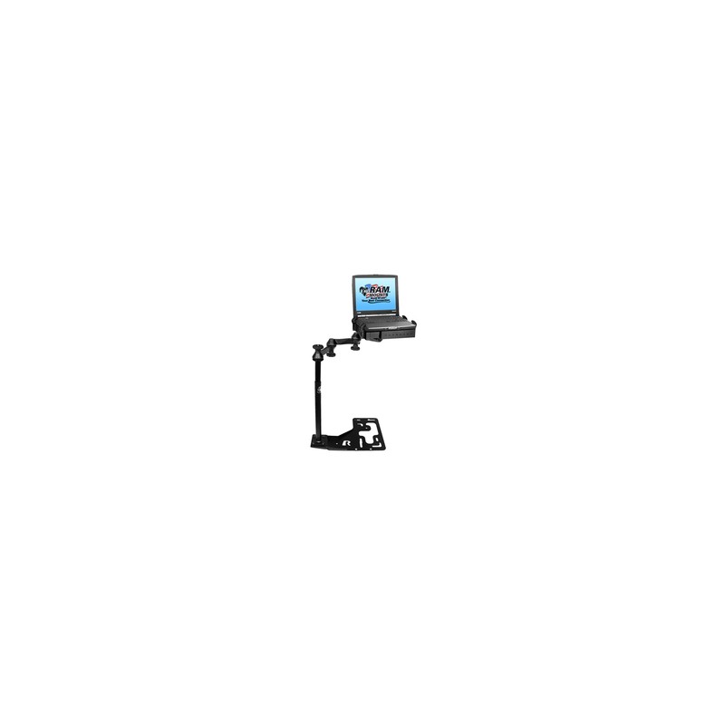 RAM® No-Drill™ Universal Laptop Mount for Heavy Duty Trucks