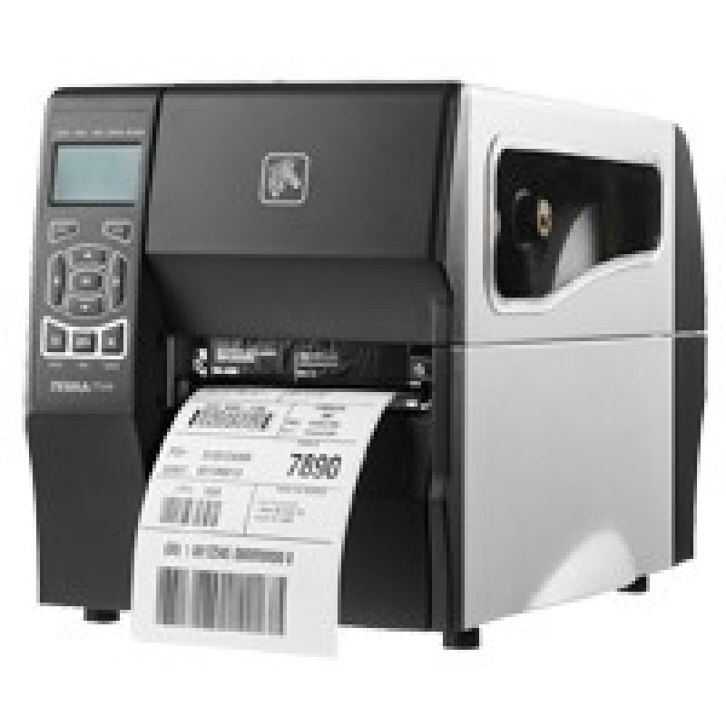 DT Printer ZT230 300 dpi, Euro and UK cord, Serial, USB, Int 10/100, Cutter with Catch Tray