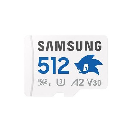 Samsung micro SDXC 512GB PRO plus Sonic + SD/micro SDXC/512GB/UHS-I U3 / Class 10/+ Adaptér/Bílá