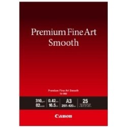 Canon Premium Fine Art FA-SM2 - Hladký - 16,5 mil - A3 (297 x 420 mm) - 310 g/m? - 82 libry - 25 listy fotografický papír - pro