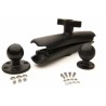 RAM MOUNT KIT, ROUND BASE, LONG ARM, 13 inches (330mm), BALL FOR VEHICLE DOCK REAR