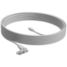 Logitech kabel pro Stolní mikrofony Rally, Prodlužovací kabel, 10m, bílá