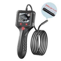 W-Star Endoskopická kamera LEP100-2 sonda 8mm, 1080P HD LCD 2,4" kabel 2m polotvrdý