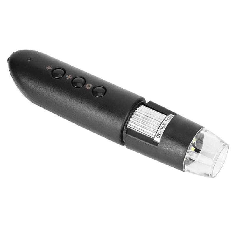 W-Star Digitální mikroskop WIFI UMW1200S, HD 1000x přísvit černá USB iOS android
