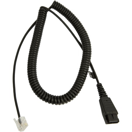 Jabra QD-RJ45, 0,5-2m, coiled - Siemens
