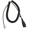 Jabra QD-RJ45, 0,5-2m, coiled - Siemens