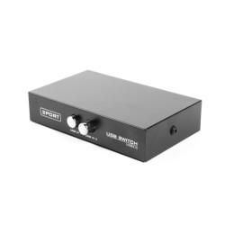 GEMBIRD Datový přepínač USB 2:1 manuální (switch)