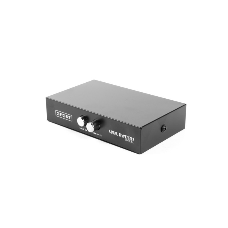 GEMBIRD Datový přepínač USB 2:1 manuální (switch)