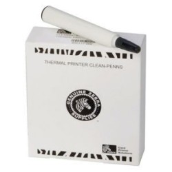 Zebra Cleaning Pens, Chisel Cap, 12 Pack