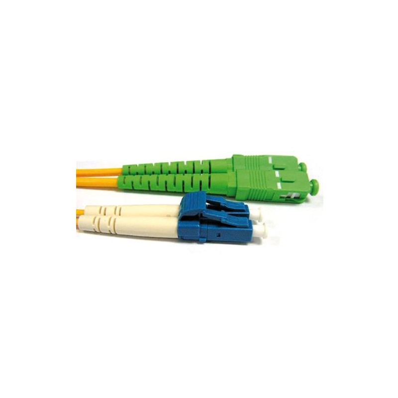 Patchcord FO duplex LC-SC/APC 9/125um SM, 2m, OS2