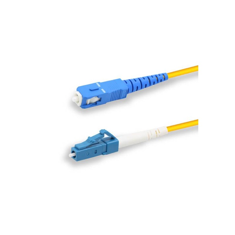 Optický patchkabel SIMPLEX, LC/UPC-SC/UPC 9/125um SM, 10m, OS2