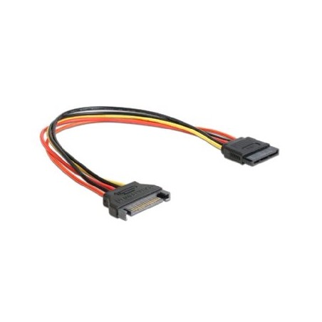 Kabel SATA prodloužení napájení, 30cm