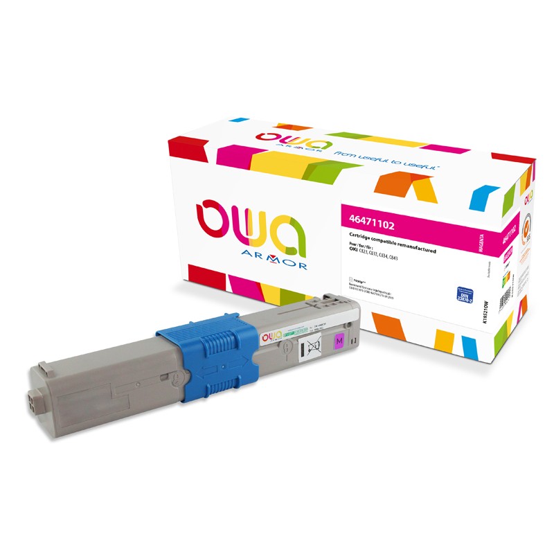 OWA Armor toner kompatibilní s OKI 46471102, 7000st, červená/magenta